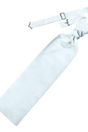 Seaglass blue solid satin sharpei tie