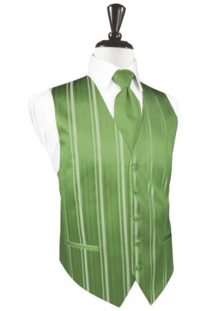Clover Striped Satin Vest