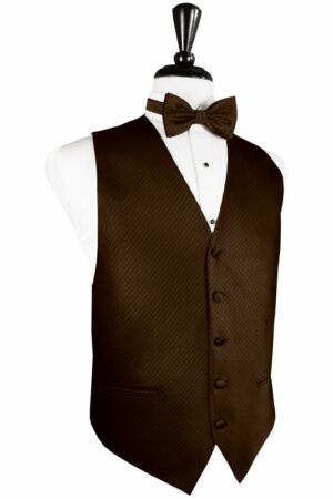 Chocolate Palermo Tuxedo Vest