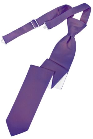 Freesia Solid Satin Skinny Tie