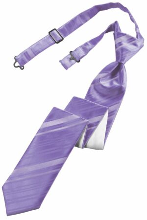 Freesia Striped Satin Skinny Tie