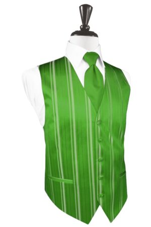 Kelly Striped Satin Vest