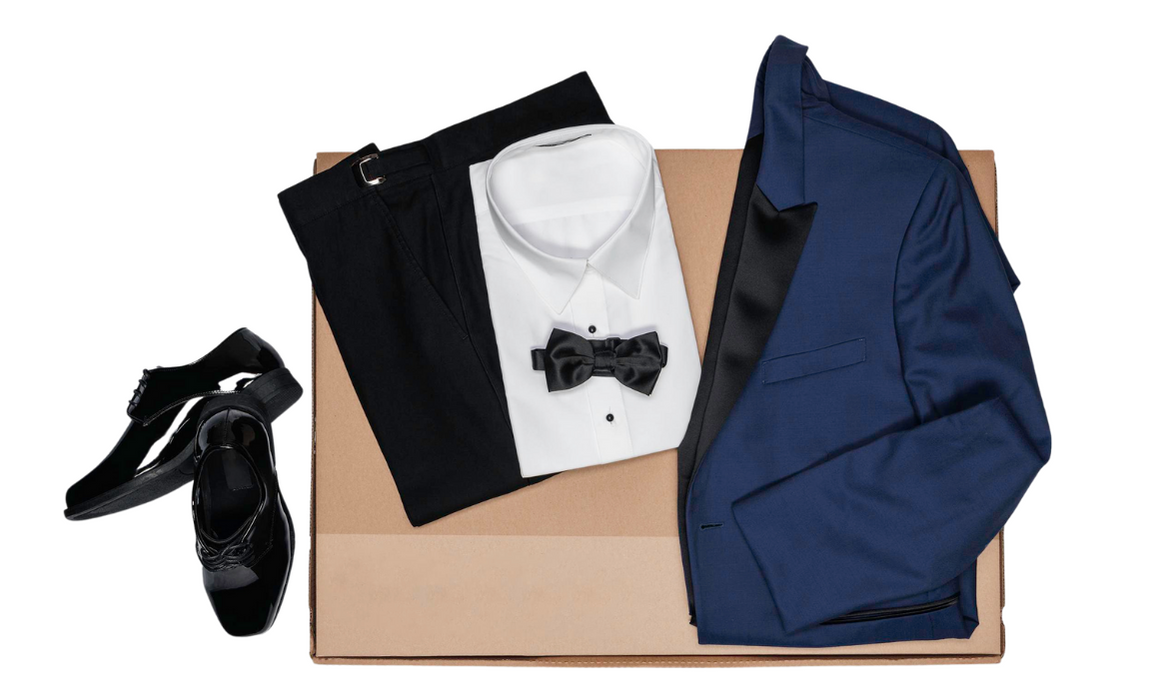 a complete tuxedo package by national tuxedo rentals 